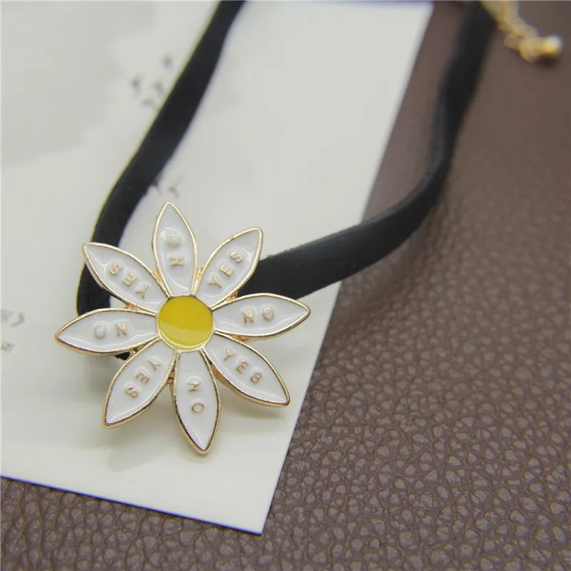 New Fashion Women Girls Cute Funny Flamingo Coconut Tree Cactus Sunflower Chips Pendants and Necklaces Leather Choker | Украшения и