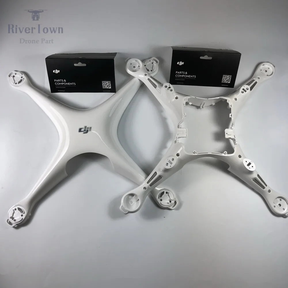 Абсолютно DJI Phantom 4 Корпус Корпуса/Шасси Верхняя Нижняя крышка светильник винт набор для P4 Дрон запчасти