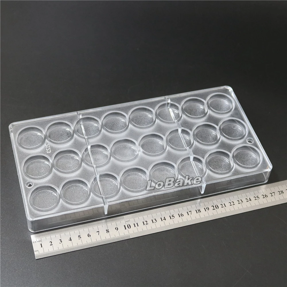 24 полости плоская поверхность круглая форма кубика ПК поликарбонатная