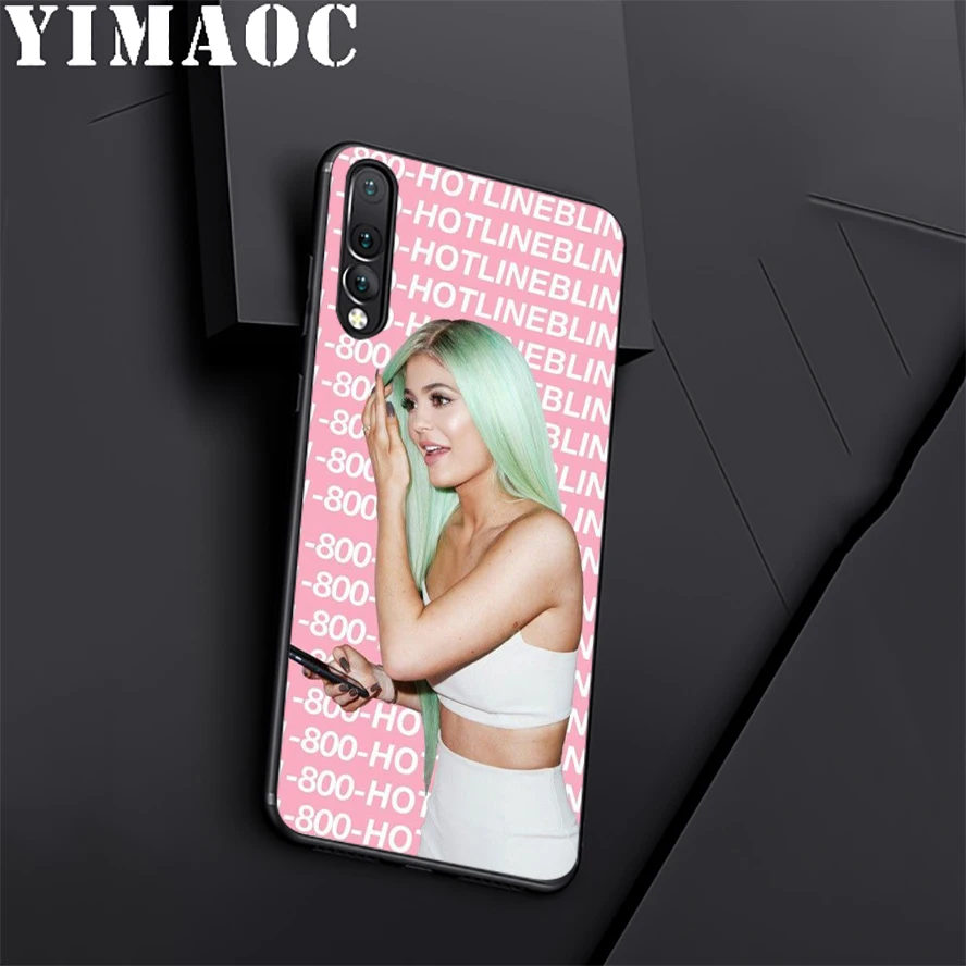 YIMAOC Kylie Jenner Beaty Girl силиконовый чехол для huawei Honor mate 10 P20 P10 P9 P8 P Smart Y6 6A 7A 7X 7C Lite Pro 2017 2018