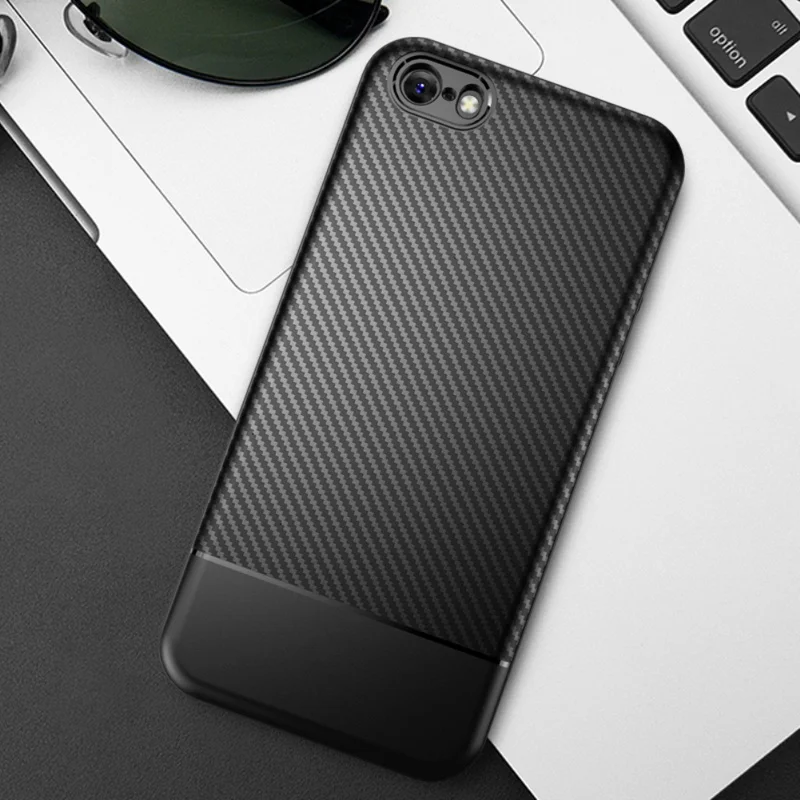 Чехол для iphone 6 модные текстурные чехлы из углеродного волокна телефонов X 7 8 plus xs