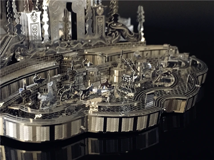ММЗ Модель 3D металлическая головоломка модель наборы Dashuifa старого Летнего дворца DIY сборка головоломка лазерная резка головоломки строительные игрушки Gif