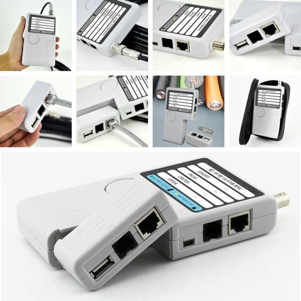 NF-3368 4 в 1 RJ11 LAN сеть ferramentas кабельный провод ТЕСТЕР трекер Диагностика Tone Tracer fm