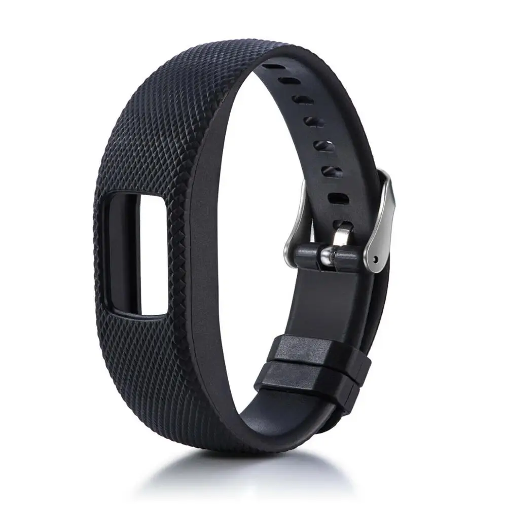 1 GHH силиконовый ремешок для часов для Garmin Vivofit4 трекер активности премиум-силикон мягкий удобный WB0261-WB0280 - Цвет: 1