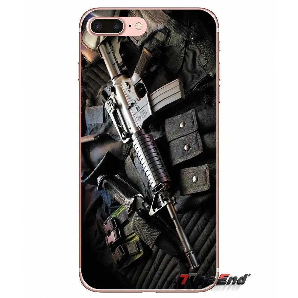 Rifles Guns Weapons bullet Pattern Case For Xiaomi Redmi 4 3 3S Pro Mi3 Mi4 Mi4i Mi4C Mi5 Mi5S Mi Max Note 2 | Мобильные телефоны и