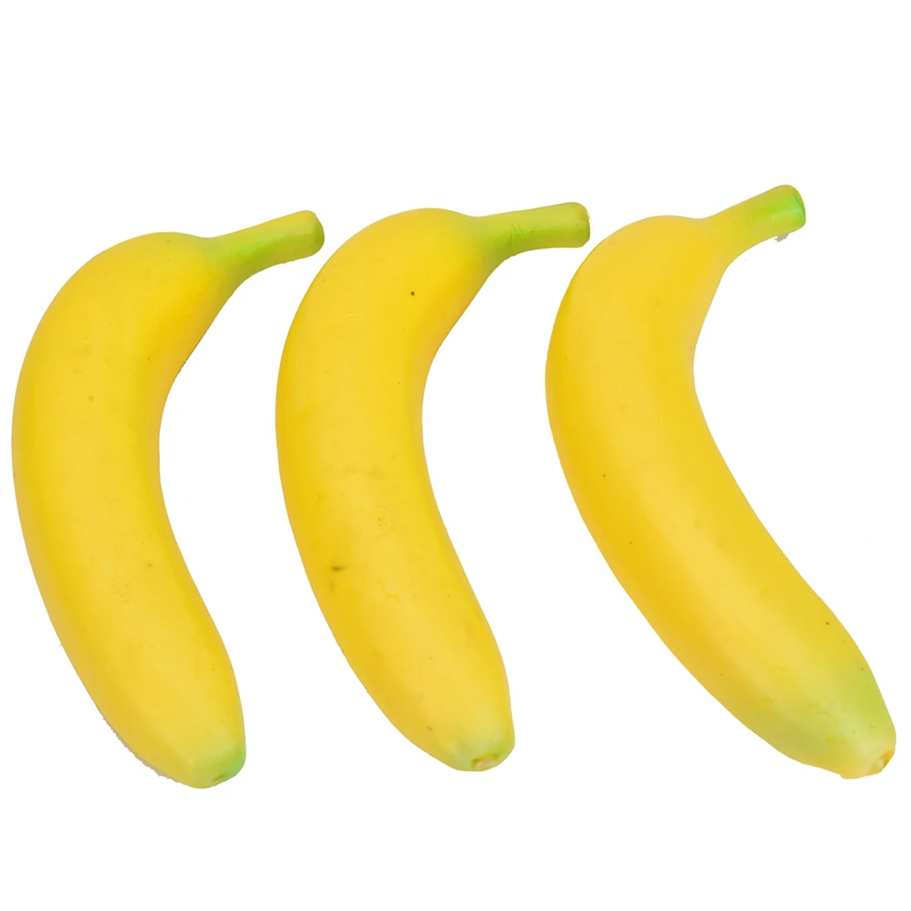 

Novelty Funny Ball Toys Length 16cm Yellow Squishy Banana Ball Stress Pressure Cute Bag Parts Accessories Anti Stress