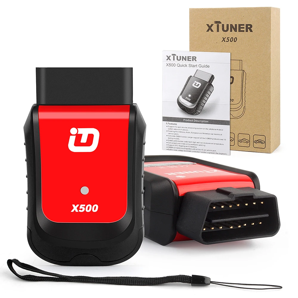 Xtuner X500 OBD2 автомобиля диагностический инструмент Поддержка Bluetooth Android сканер ABS EPB