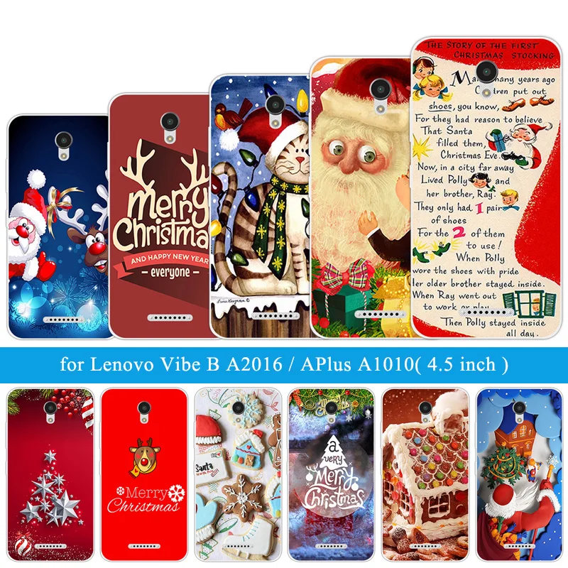 Для lenovo Vibe B A2016 A1010 A20 A Plus APlus A1010a20 A 1010 A2016A40 TPU телефон Рождественский чехол с ночным мотивом для lenovo A Plus A1010