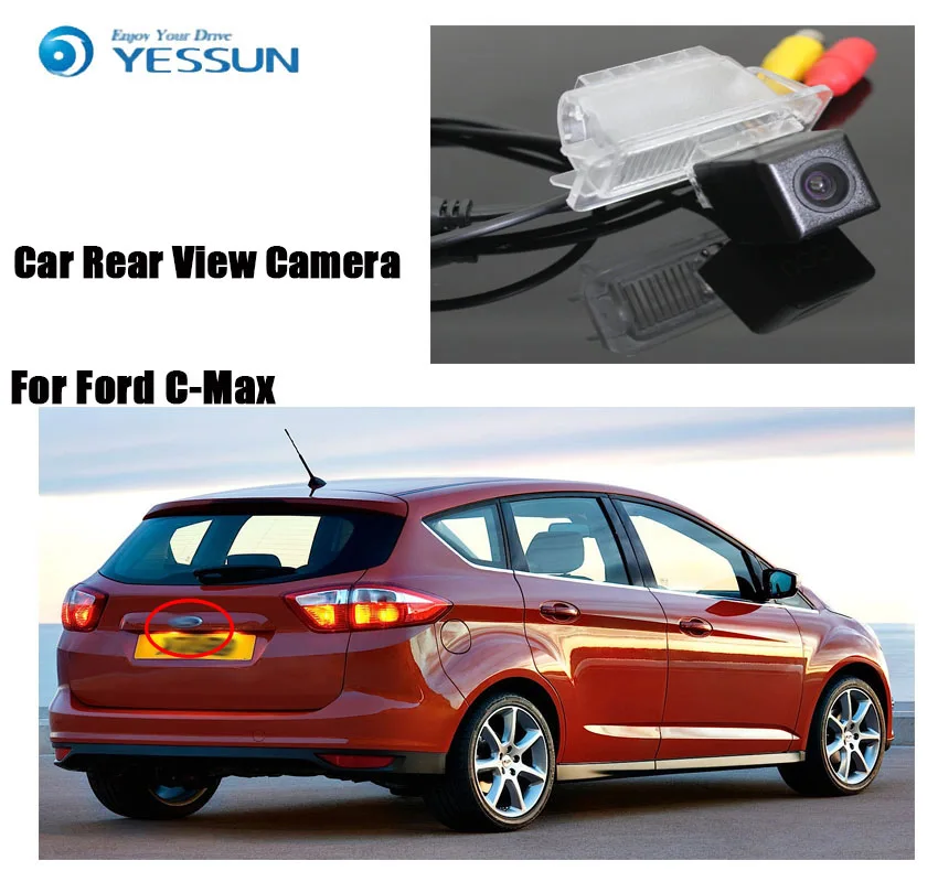 YESSUN для Ford C Max S 2010 ~ 2014 Автомобильная камера заднего вида парковки HD CCD ночное