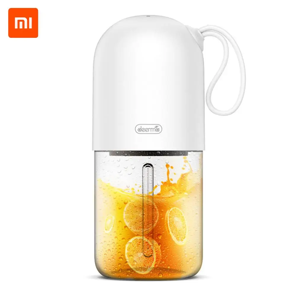 Новинка Xiaomi Deerma 300 мл портативная электрическая соковыжималка блендер мини USB перезаряжаемая электрическая соковыжималка миксер чашка для спортивных детей