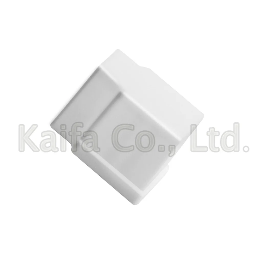 

White Plastic solenoid valve Waterproof cover Water valve lid