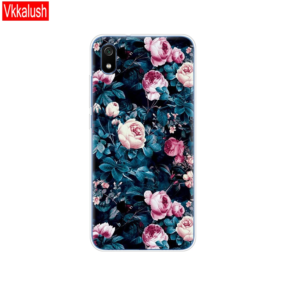 80258 Чехол для Xiaomi redmi 7a чехол s полная защита Мягкий ТПУ силиконовый чехол на заднюю панель для redmi 7 A бампер redmi 7a чехол для телефона с кошкой - Цвет: 80258