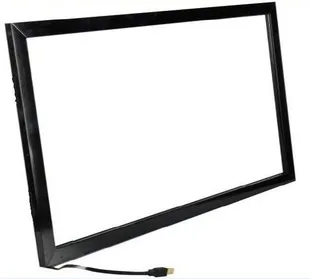 Лидер продаж! 60 дюймов 10 точек IR multi touch screen panel kit для LCD &amp Monitor питание от USB без
