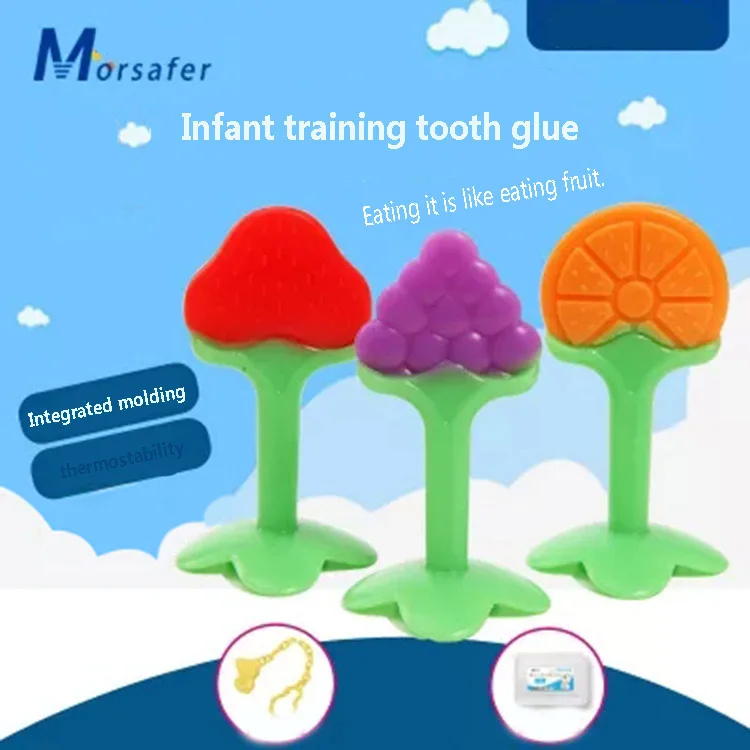 Детские зубные клеевые палочки детские шлифовальные игрушки фруктовые зубы