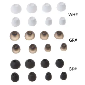 4 пары, мягкие силиконовые накладки для наушников