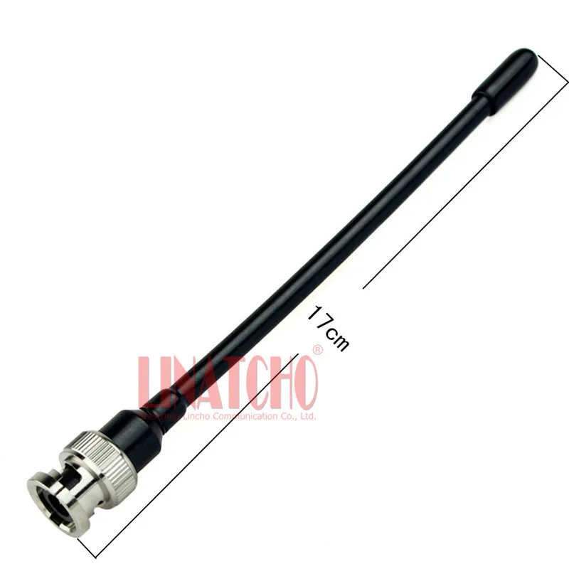 UHF band 400 470 MHz Черный Гибкий пружинный IC V8 tk 308 walkie talkie ham Радио bnc Мужская антенна|uhf