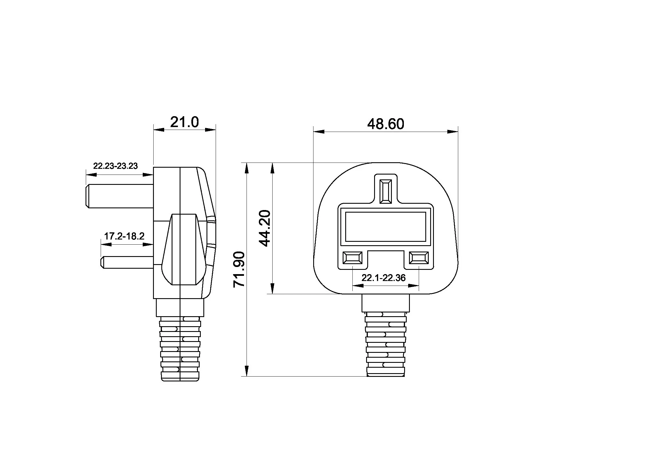 Удлинительный кабель для корпуса PDU UK C19 Великобритания Индия 3Pin МЭК 320 16А 250 В 3*1 5