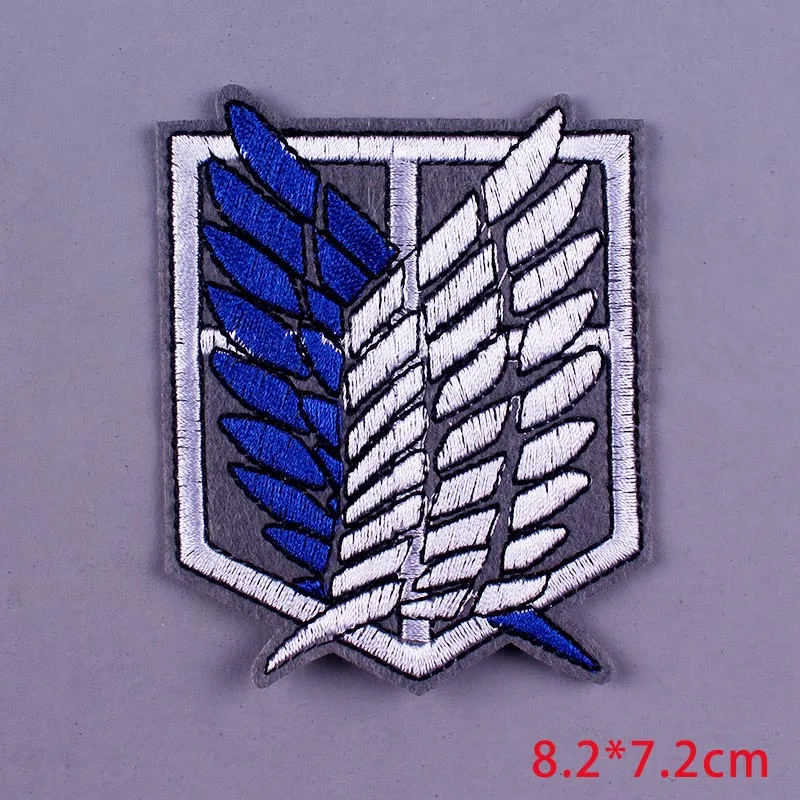 Прайна Advance Attack Patch Вышитые железные нашивки для одежды гигантская команда исследований аппликация крыло аниме-наклейки F