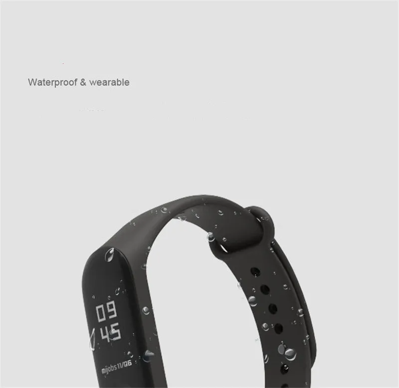Ремешок mi Band 3/4 водонепроницаемый сменный силиконовый ремешок-браслет для Xiao mi 3 mi 4 умный браслет аксессуары для наручных браслетов
