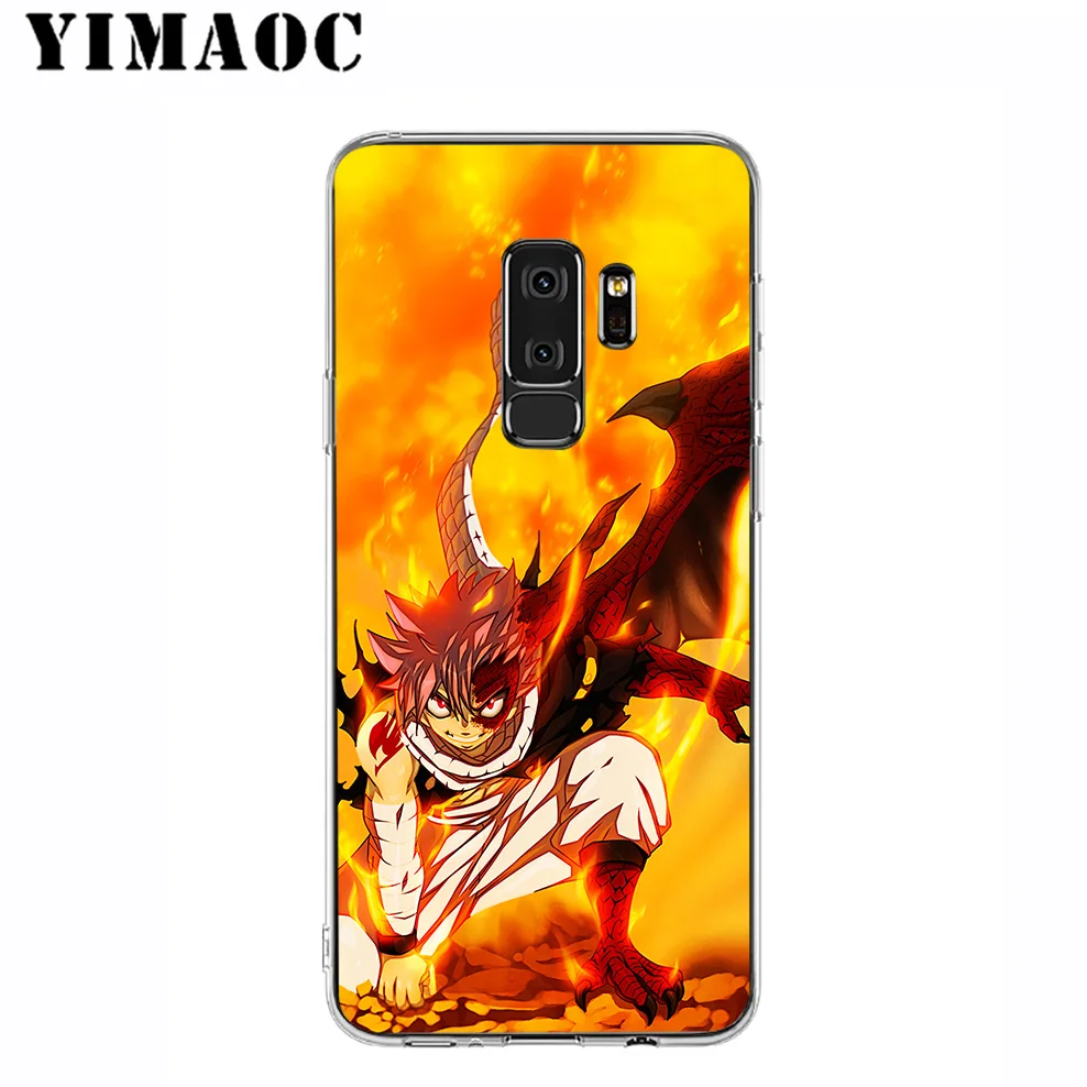 Yimaoc Fairy Tail Аниме Мягкий силиконовый чехол для телефона samsung Galaxy A5 A6 плюс A7 A8 A9 2018 J3 J5