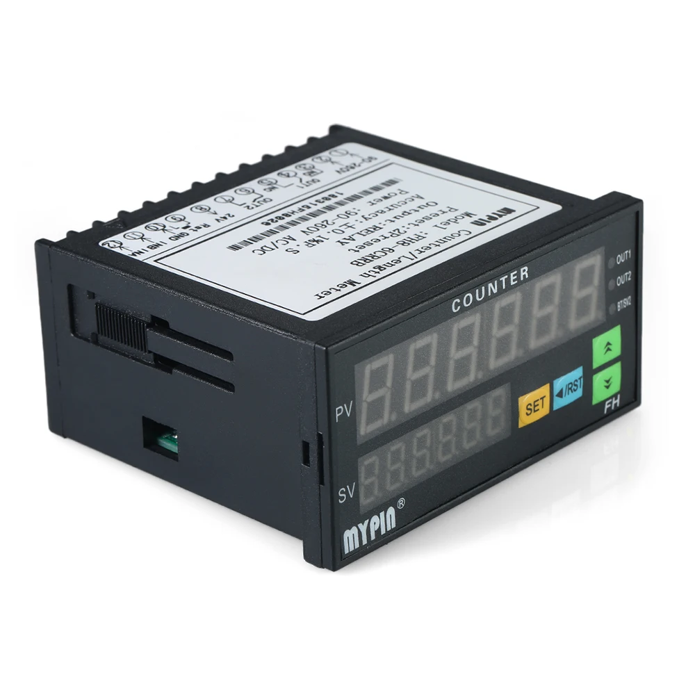 Цифровой счетчик с двойным светодиодным дисплеем Электрический цифровой 90 ~ 265 В