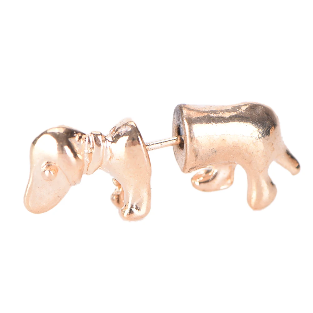 Модные стильные 3D стереоскопические серьги гвоздики в стиле панк рок