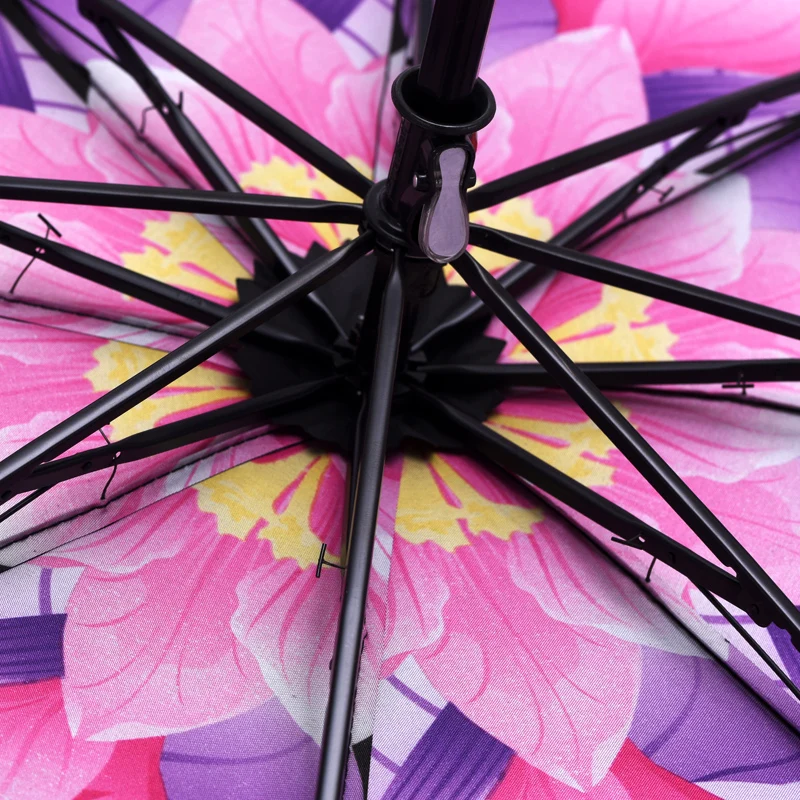 2019 новый модный Креативный цветочный складной зонт с сильной функцией