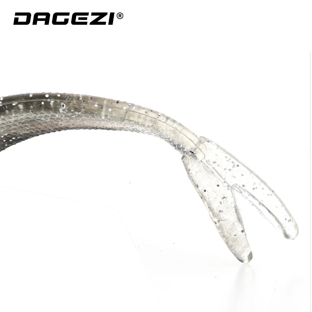 Мягкая рыболовная приманка DAGEZI 10 шт./лот 7 5/9 см для рыбалки Шад червь свимбейты