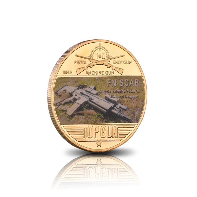 Драк автомат винтовка пистолет-пулемет бронзовый коллекционные монеты не копия