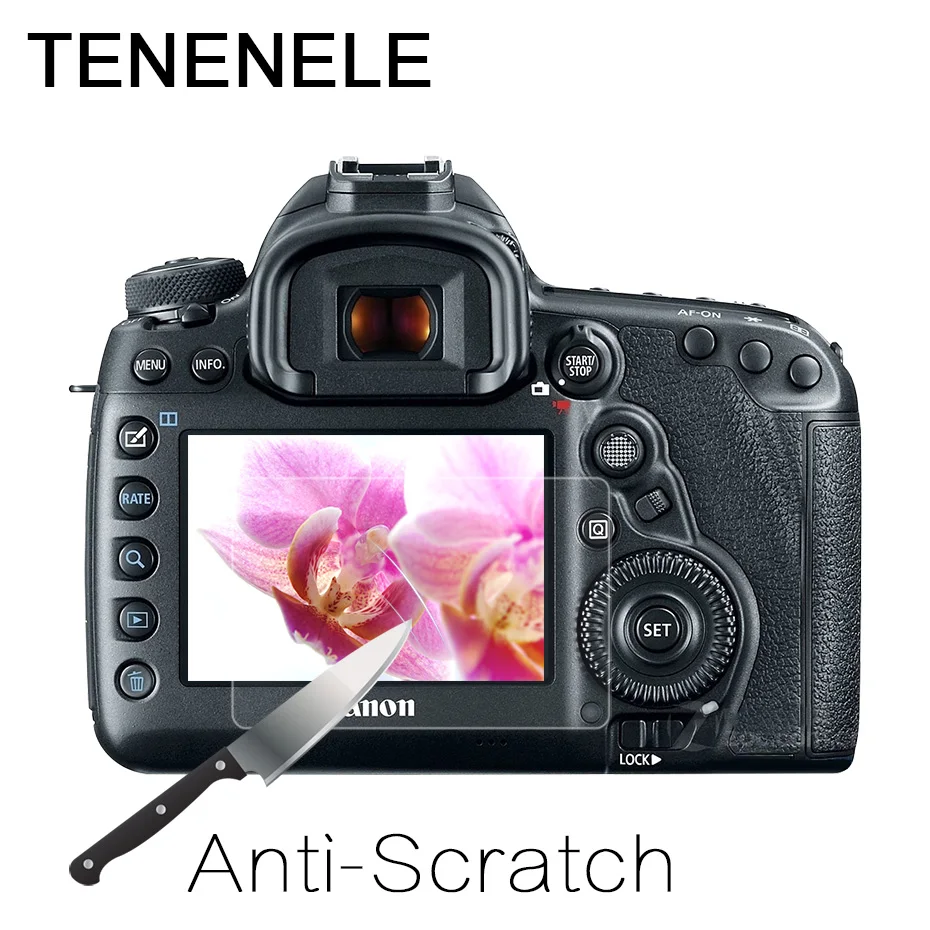 Защитная пленка TENENELE для Canon 5D3 5D4 5DS 5DSR 1DX закаленное стекло защитная ЖК экрана HD