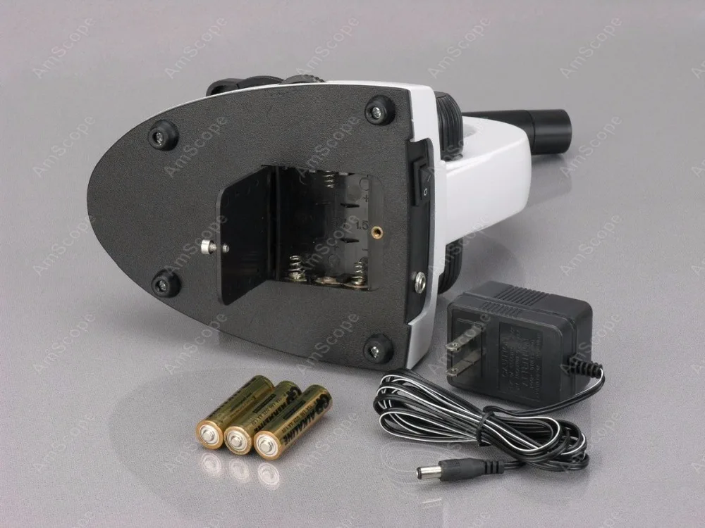Беспроводной светодиодный микроскоп принадлежности AmScope 40X-640X студенческий C &amp F