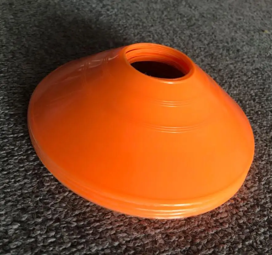 orange 5 шт. конусов для футбола, скоростной тренировочный диск, конусный крест, Открытый спорт, футбол, регби, баскетбольная дорожка, Космический маркер, роликовые коньки - Цвет: orange