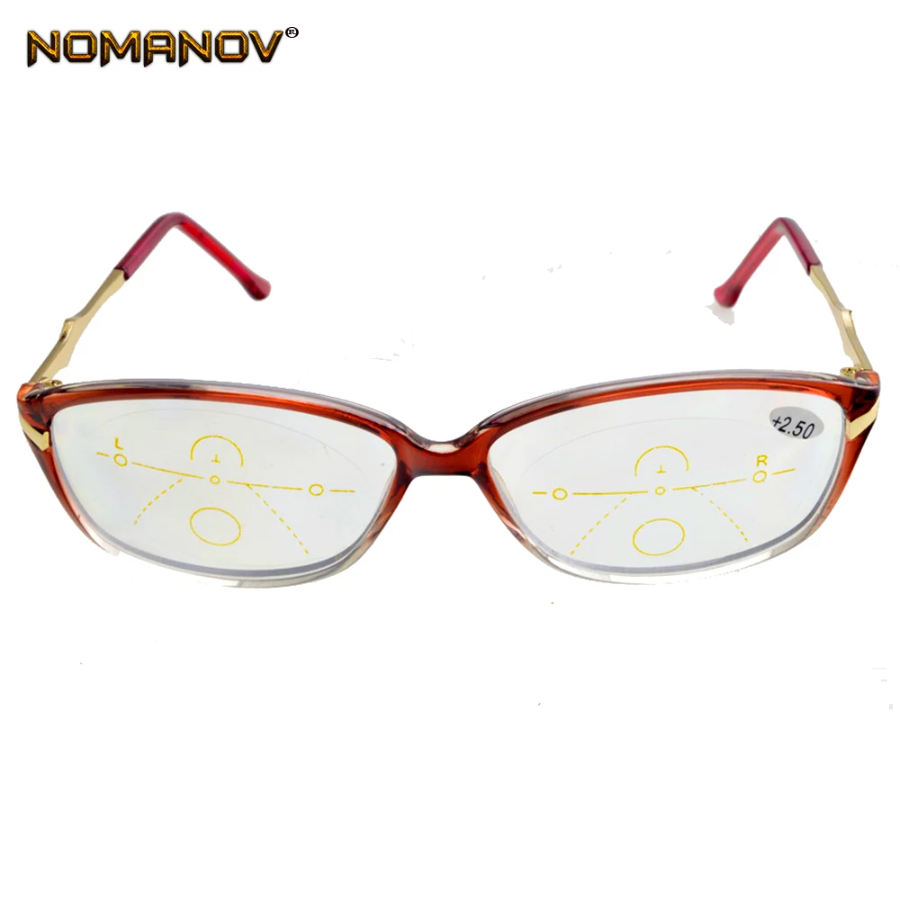 Прогрессивные многофокальные очки для чтения Lentes De Lectura Leesbril Женская оправа с