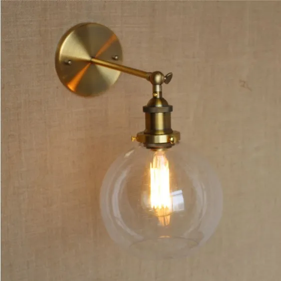 Настенный винтажный настенный светильник 60 Вт из латуни|vintage wall light|wall lightedison sconce |