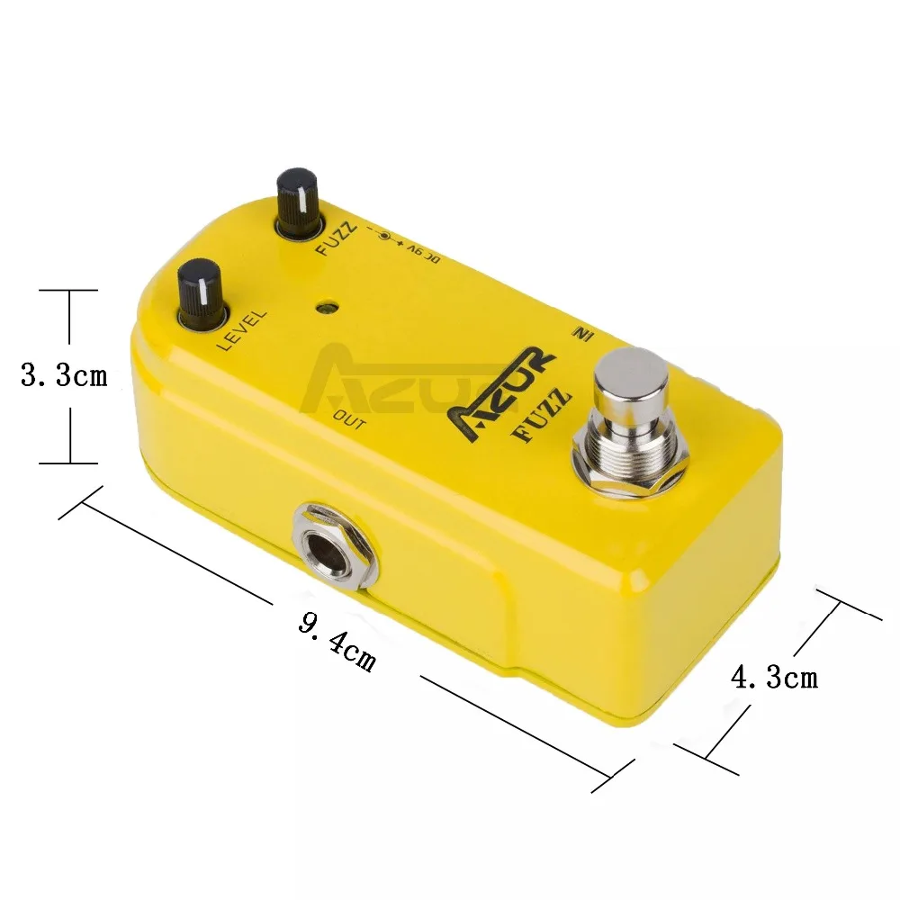 AZOR AP-310 Fuzz гитарный эффект педаль мини-педаль Azor винтажная Fuzz мини-педаль эффекты гитарные части Аксессуары Fuzz педаль