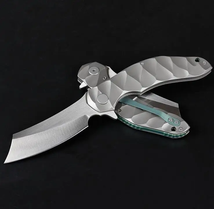 Тактический складной нож Freewolf С флиппером и шарикоподшипником D2 лезвие из атласа