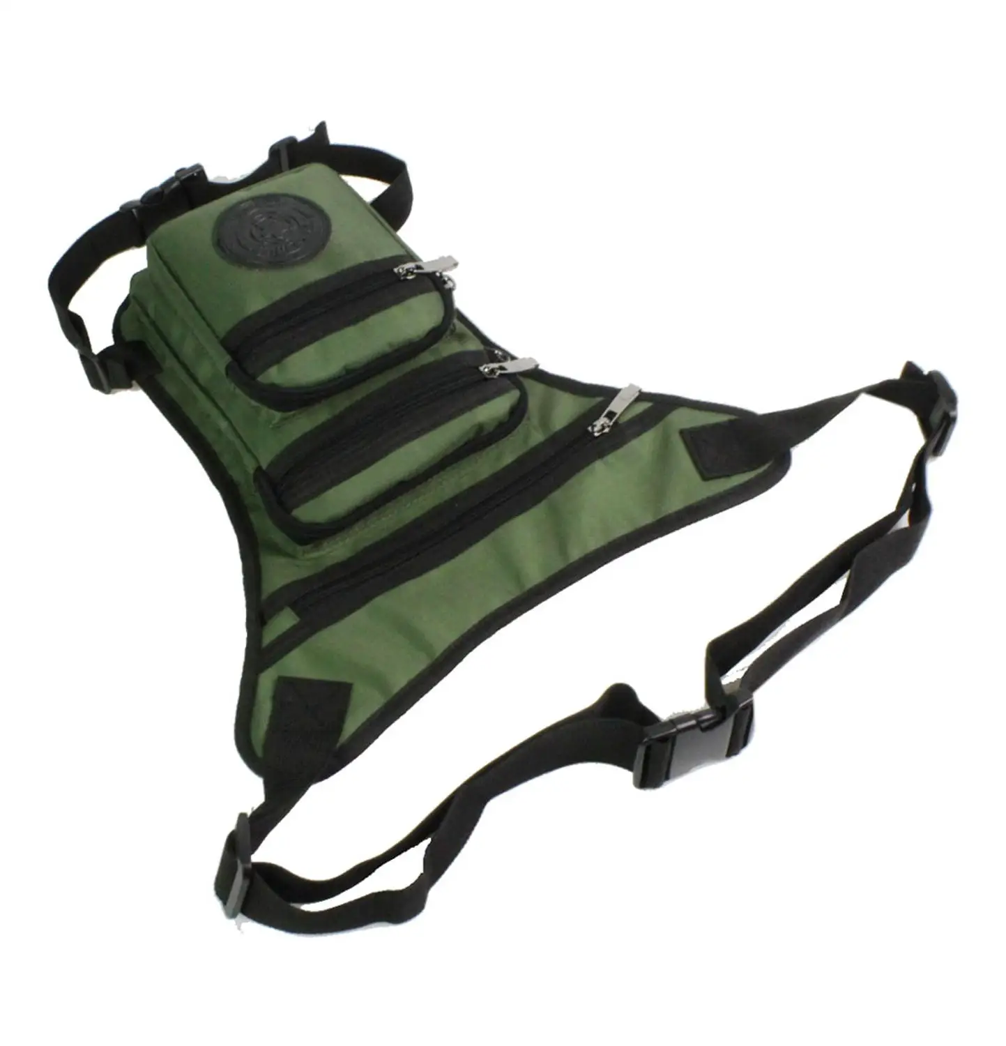 Army green Водонепроницаемая нейлоновая сумка для ног для мужчин, поясная сумка с ремнем, сумка-мессенджер на плечо для путешествий, треккинга, мотоцикла, штурмовые поясные сумки - Цвет: Army green