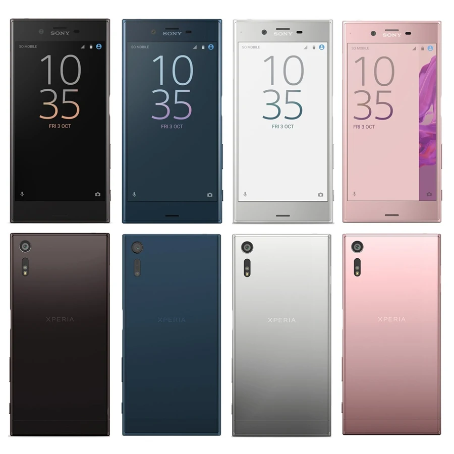 Разблокированный sony Xperia XZ F8331 4G LTE 3 ГБ ОЗУ 32 Гб ПЗУ GSM четырехъядерный процессор Android 5," ips 23MP отпечаток пальца gps wifi 2900 мАч