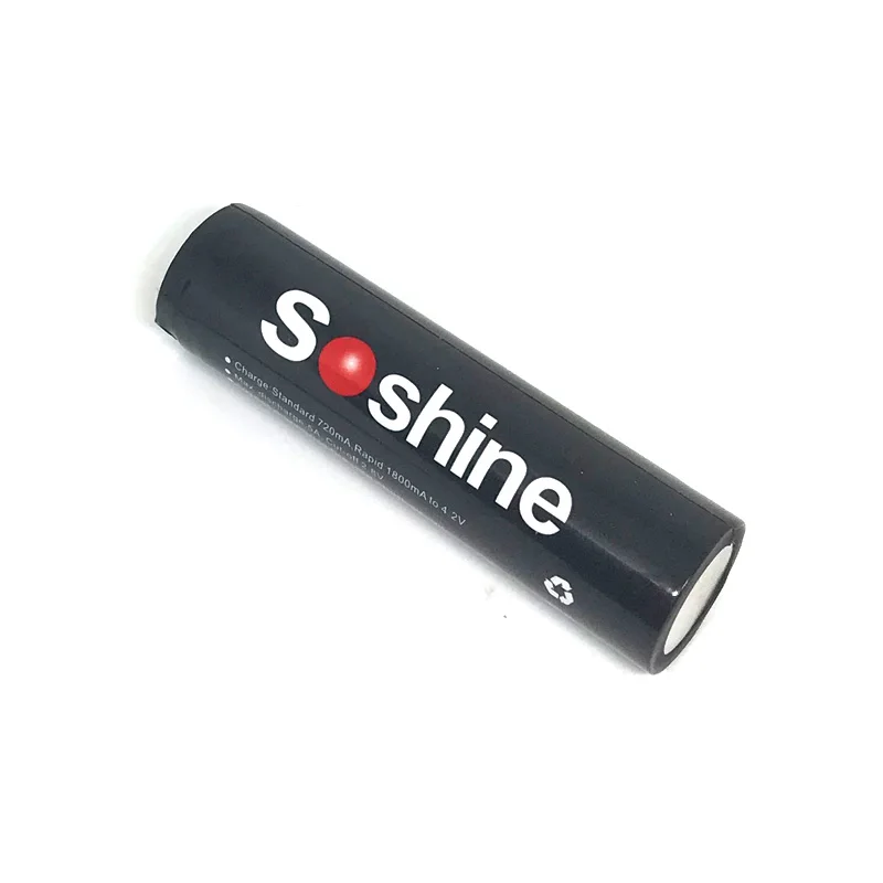 Литий ионный перезаряжаемый аккумулятор Soshine 3 7 в 3600 Вт ч мАч|Перезаряжаемые