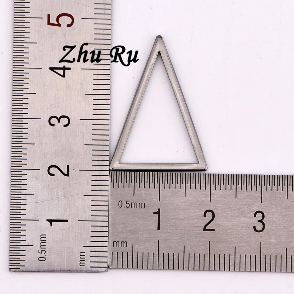10 шт. ZHU RU 26 5*19 мм Isosceles треугольное кольцо петли акулы плавники вывески воронки