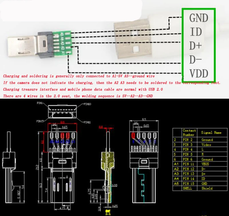 2 шт. Sony Elbow Multi USB терминал спуска затвора интерфейс видео передачи данных