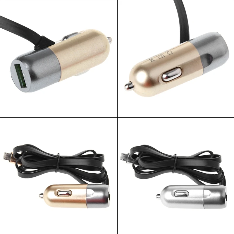 Зарядное устройство OOTDTY Micro USB 5 в 3.1A зарядное для автомобиля с кабелем Samsung LG HTC