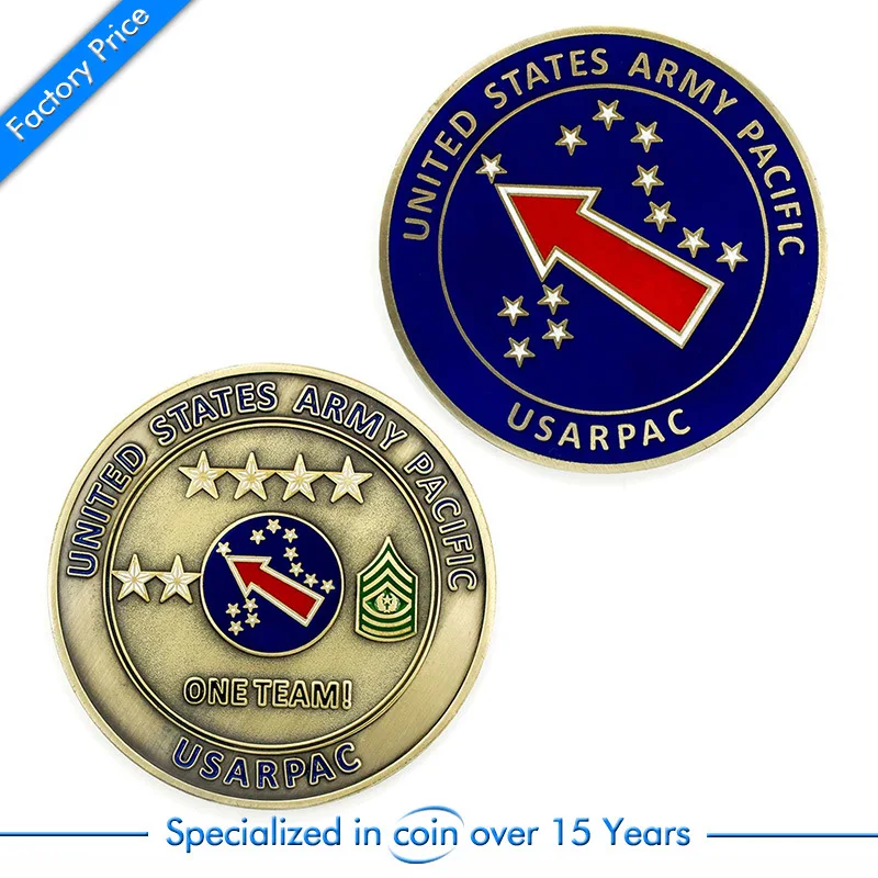 

Fashion Custom Zinc Alloy Challenge Military Coin