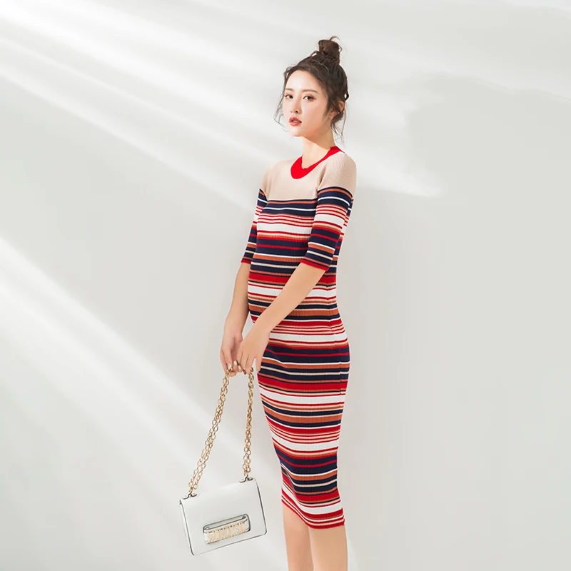 Одежда для беременных весна лето 2018 модное платье с коротким рукавом тонкое