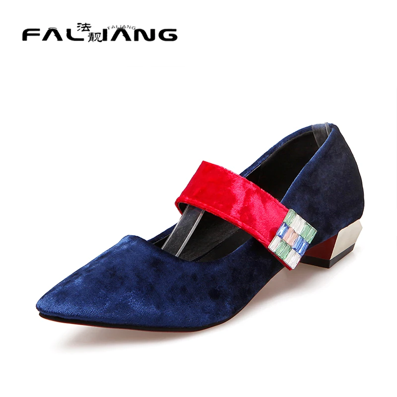 Дамы Schoenen Limited Zapatos Mujer Tacon Женской Обуви 2017 Повседневная Острым Носом Квадратный