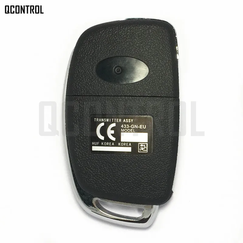QCONTROL автомобиль дистанционного ключа костюм для HYUNDAI SOLARIS RKE 4F08 2015 2016 2017|for hyundai