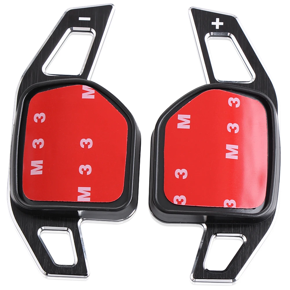 Автомобильное рулевое колесо DSG Paddle Extension Shifters Shift наклейка украшение для Audi A3 S3 A4