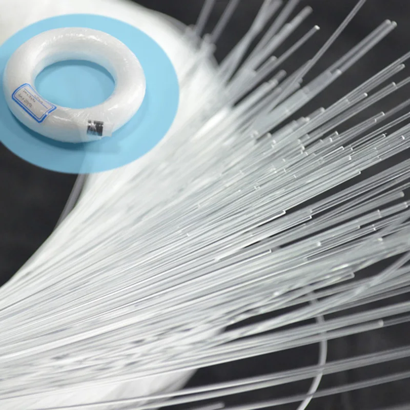 PMMA 0.5mm 600pcs 3Meters Plastic End Glow  Fiber Optic For all kind led light engine source