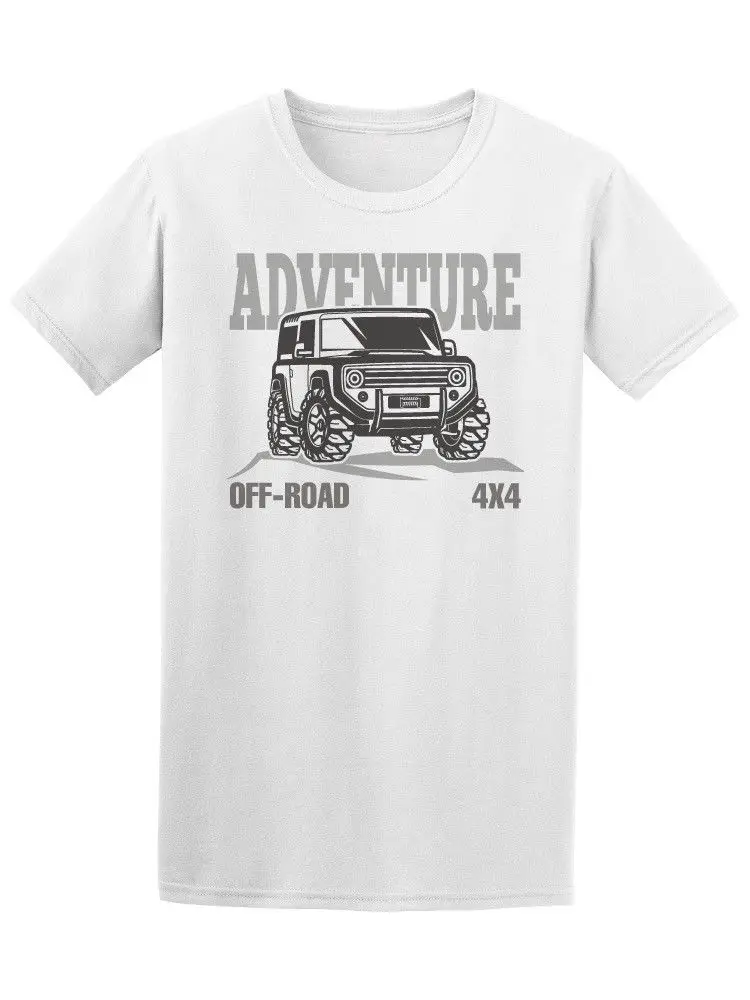 

New 2019 Hot Summer Casual Printing Off Road Adventure Car Men's Tee Tee Shirt