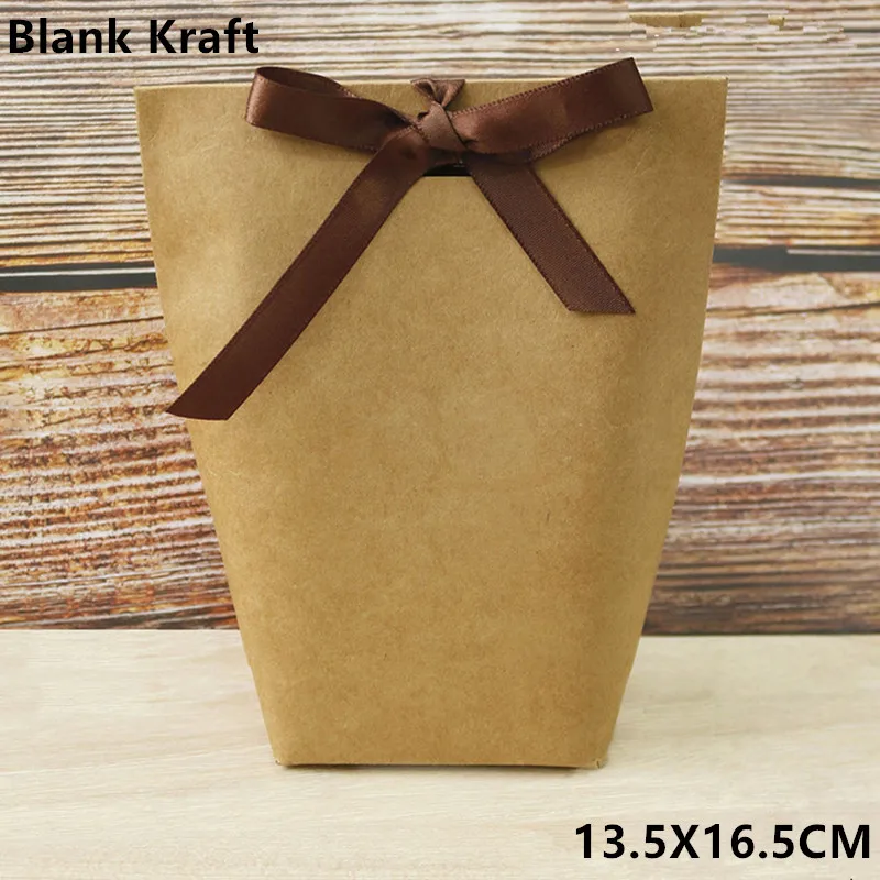 L Blank kraft 20/40 шт. высококлассные черный бронзового цвета "," Конфеты Сумочка для драже французский спасибо свадьба брак сувениры картонная подарочная коробка - Цвет: L Blank kraft